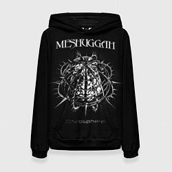 Толстовка-худи женская Meshuggah: Chaosphere, цвет: 3D-черный