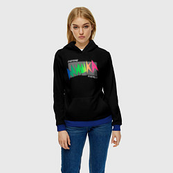 Толстовка-худи женская Mishka NYC x Tessa Violet, цвет: 3D-синий — фото 2