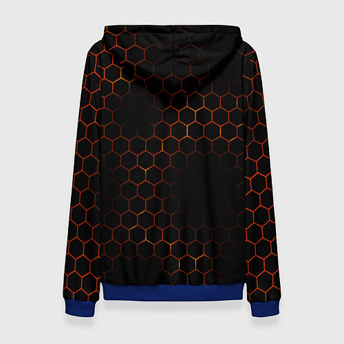 Женская толстовка Apex Legends: Orange Carbon / 3D-Синий – фото 2