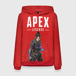 Толстовка-худи женская Apex Legends: Red Wraith, цвет: 3D-красный