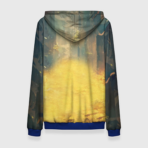 Женская толстовка Фриск и Азриэль / 3D-Синий – фото 2