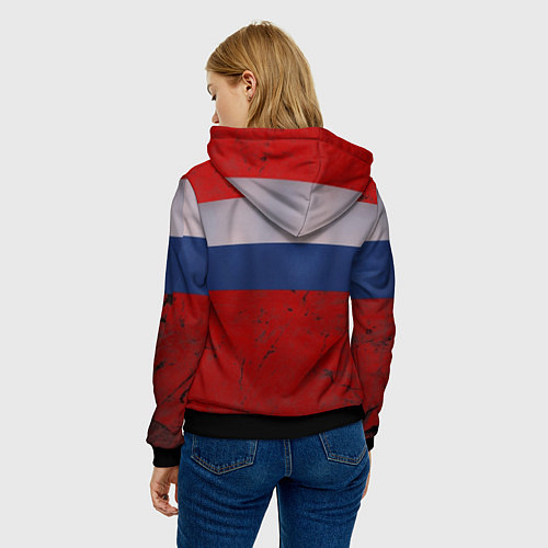 Женская толстовка MADE IN USSR / 3D-Черный – фото 4