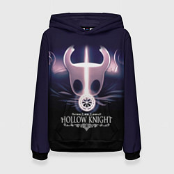 Толстовка-худи женская Hollow Knight, цвет: 3D-черный