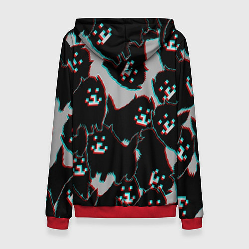 Женская толстовка Undertale / 3D-Красный – фото 2