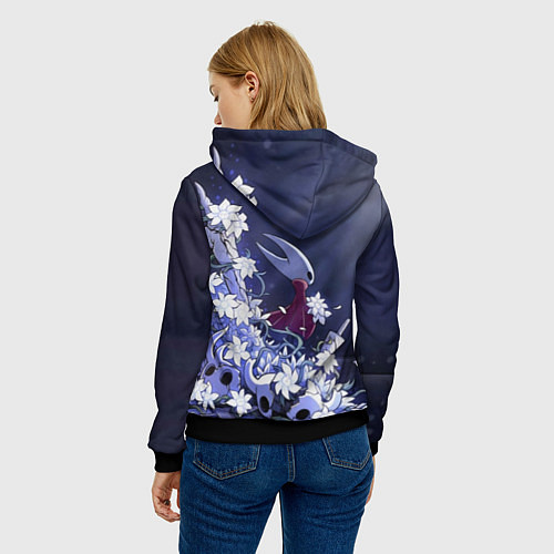 Женская толстовка Hollow Knight / 3D-Черный – фото 4