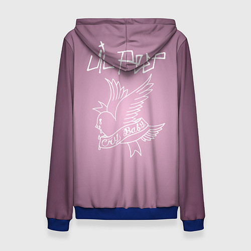 Женская толстовка Lil Peep / 3D-Синий – фото 2