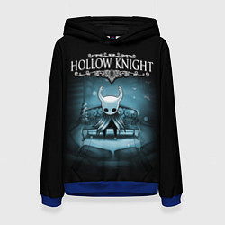 Толстовка-худи женская Hollow Knight: Night, цвет: 3D-синий