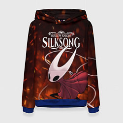 Толстовка-худи женская Hollow Knight: Silksong, цвет: 3D-синий