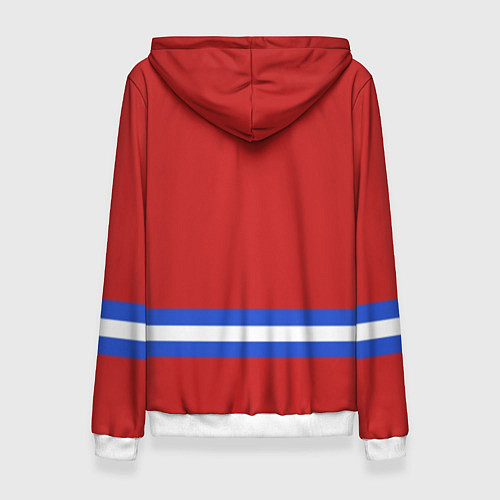 Женская толстовка Хоккей: Россия / 3D-Белый – фото 2
