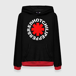 Женская толстовка Red Hot chili peppers logo on black