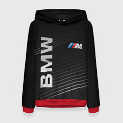 Толстовка-худи женская BMW, цвет: 3D-красный