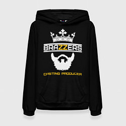 Толстовка-худи женская Brazzers Casting-producer, цвет: 3D-черный