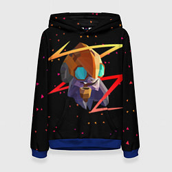 Толстовка-худи женская Dota 2 Tinker, цвет: 3D-синий