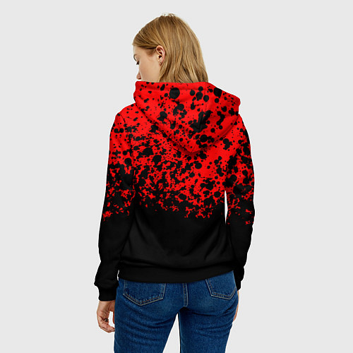 Женская толстовка OVERLORD / 3D-Черный – фото 4