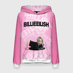 Женская толстовка Billie Eilish: Pink Mood