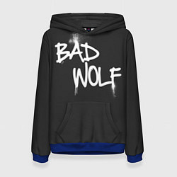 Толстовка-худи женская Bad Wolf, цвет: 3D-синий