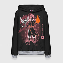 Толстовка-худи женская Fairy Tail, цвет: 3D-меланж