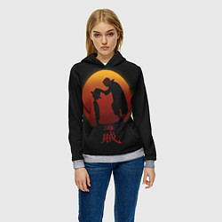 Толстовка-худи женская One Piece, цвет: 3D-меланж — фото 2