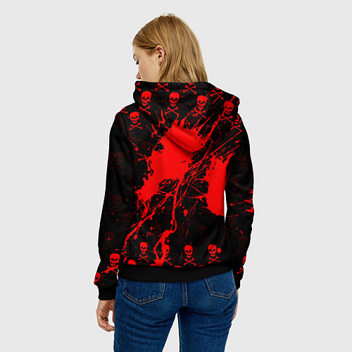 Женская толстовка UNDERTALE / 3D-Черный – фото 4