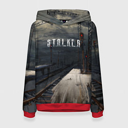 Толстовка-худи женская НОВЫЙ СТАЛКЕР, цвет: 3D-красный