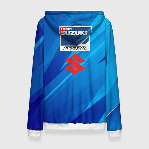 Женская толстовка Suzuki MotoGP / 3D-Белый – фото 2