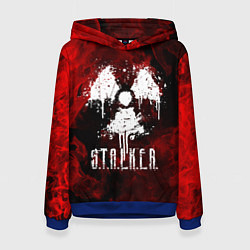 Толстовка-худи женская STALKER 2, цвет: 3D-синий