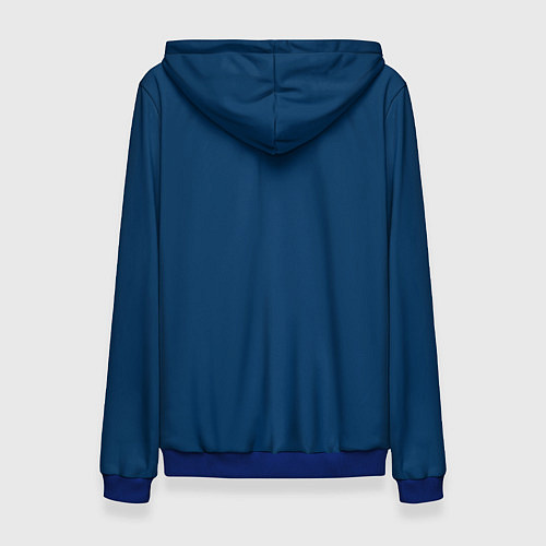 Женская толстовка СМАДЖ В КАРМАНЕ / 3D-Синий – фото 2