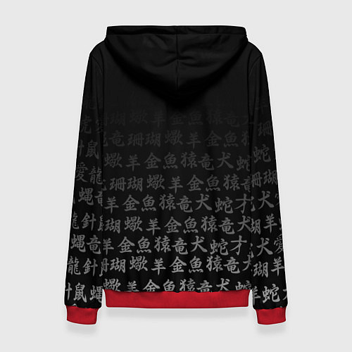 Женская толстовка CYBERPUNK 2077 KEANU REEVES / 3D-Красный – фото 2