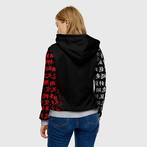 Женская толстовка KIMETSU NO YAIBA / 3D-Меланж – фото 4