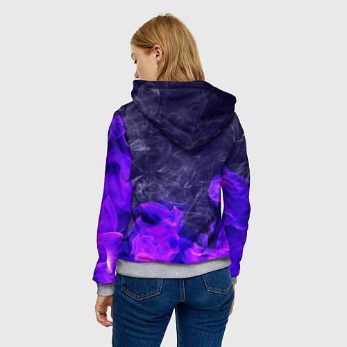 Женская толстовка PUBG / 3D-Меланж – фото 4