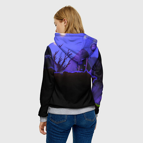 Женская толстовка TERRARIA / 3D-Меланж – фото 4