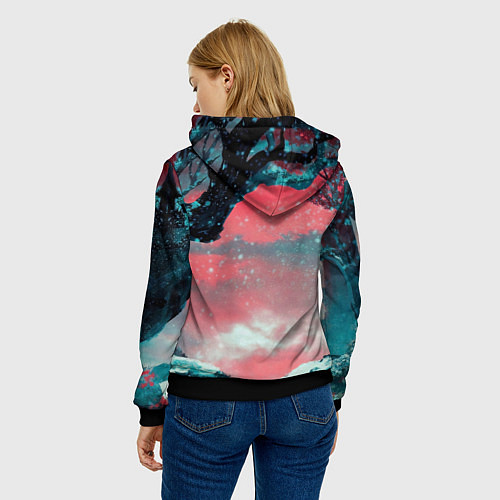 Женская толстовка Sekiro shadows die twice / 3D-Черный – фото 4