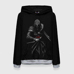 Толстовка-худи женская Assassin’s Creed, цвет: 3D-меланж