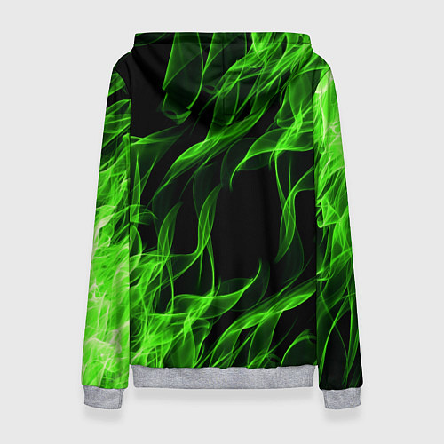 Женская толстовка TOXIC FLAME / 3D-Меланж – фото 2