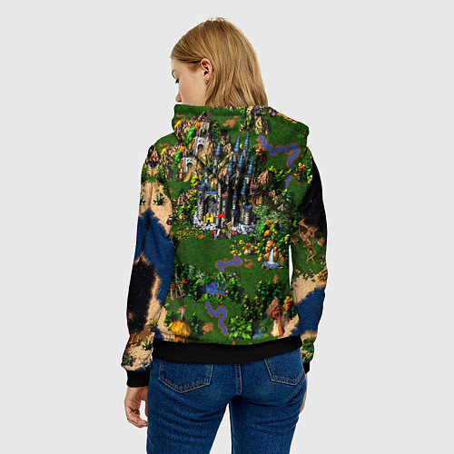 Женская толстовка Heroes of Might and Magic / 3D-Черный – фото 4