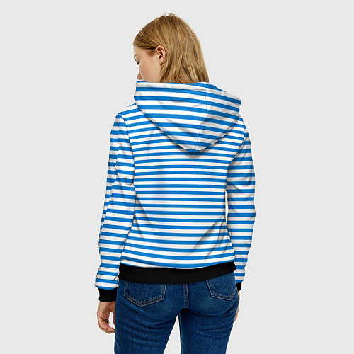 Женская толстовка За ВДВ / 3D-Черный – фото 4