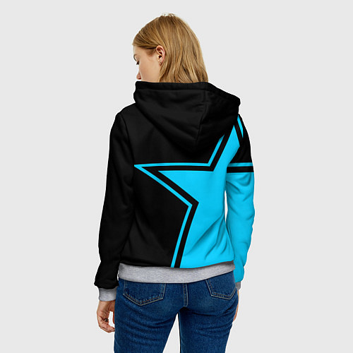 Женская толстовка ВДВ / 3D-Меланж – фото 4