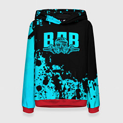 Толстовка-худи женская ВДВ, цвет: 3D-красный