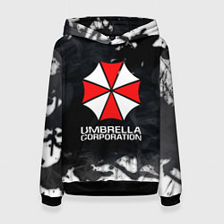 Толстовка-худи женская UMBRELLA CORP, цвет: 3D-черный