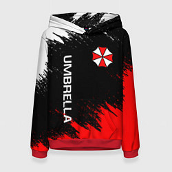 Толстовка-худи женская UMBRELLA CORP, цвет: 3D-красный