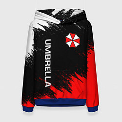 Толстовка-худи женская UMBRELLA CORP, цвет: 3D-синий