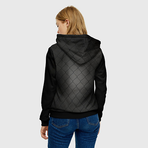 Женская толстовка Хабиб Нурмагомедов / 3D-Черный – фото 4