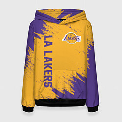 Толстовка-худи женская LA LAKERS, цвет: 3D-черный