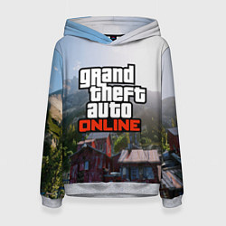 Толстовка-худи женская GTA Online, цвет: 3D-меланж