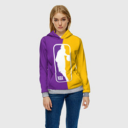 Толстовка-худи женская NBA Kobe Bryant, цвет: 3D-меланж — фото 2