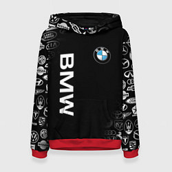 Толстовка-худи женская BMW, цвет: 3D-красный