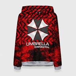 Толстовка-худи женская UMBRELLA CORP, цвет: 3D-меланж