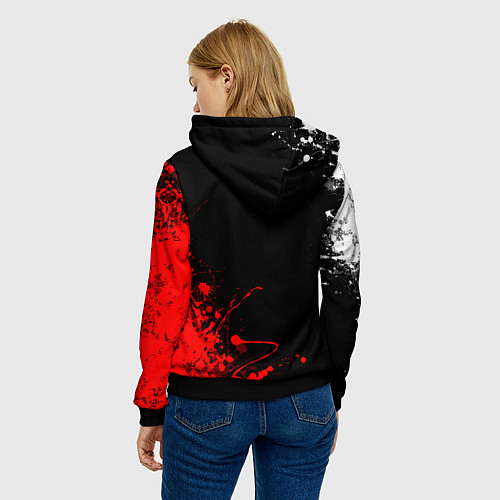 Женская толстовка UMBRELLA CORPORATION / 3D-Черный – фото 4