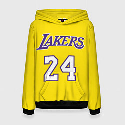 Толстовка-худи женская Kobe Bryant 24, цвет: 3D-черный