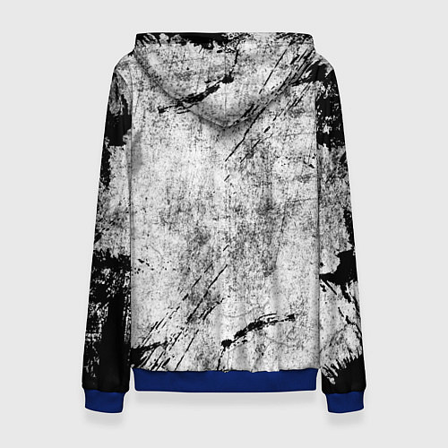 Женская толстовка Безразличие / 3D-Синий – фото 2